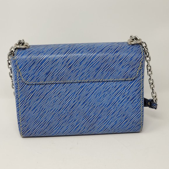 Louis Vuitton Twist MM Blue Denim Epi Leather Bag - Picture 4 of 16